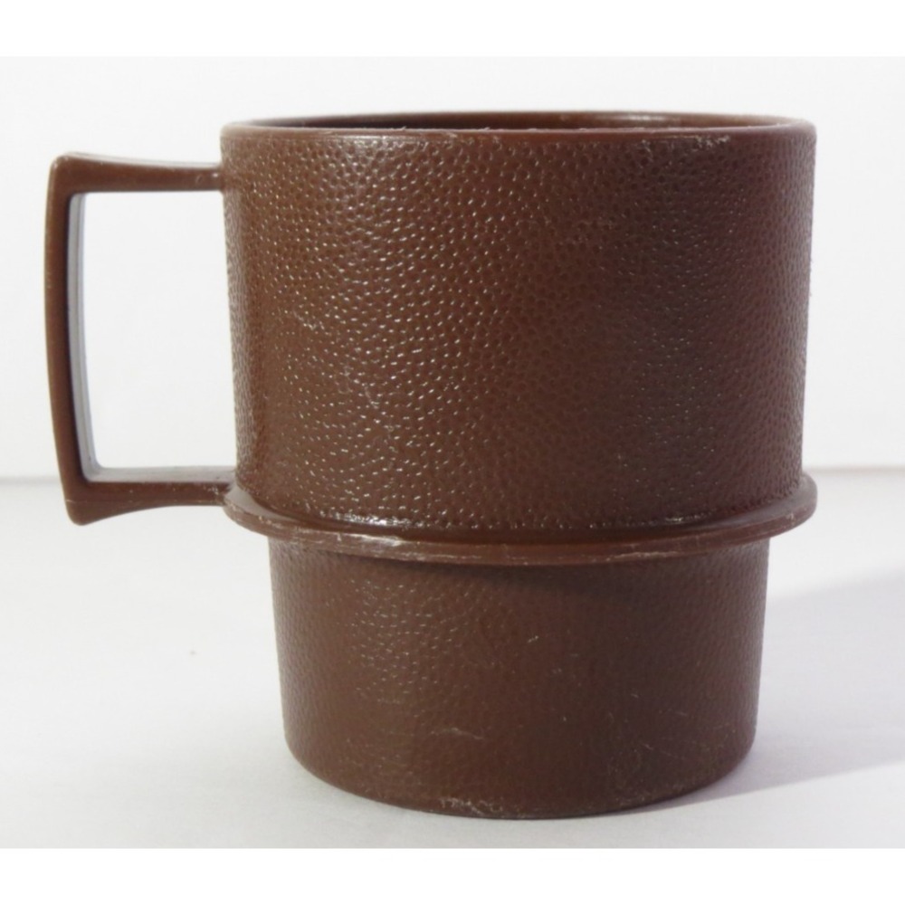 Vintage Tupperware‎ Toys Brown Cup 1400-28 Roughly 1.75" Replacement Piece Part
